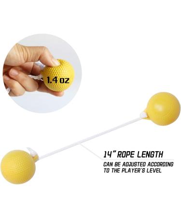 Keehoo Ladder Toss Replacement Balls - 6 Pack Soft Golf Balls for Kids - Orange and Yellow - Buy Online on SooperMarket.com