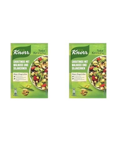 Knorr Salad Dressing Croutinos with Walnuts and Soya Seeds (1 x 25 g) (Pack of 2) Walnuts and Soya Seeds 25 g (Pack of 2)