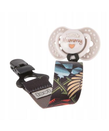 LOVI Pacifier Strap - Trendy Design Comfortable Fit Solid Clip Brown - Shop Internationally! - Buy Online on SooperMarket.com