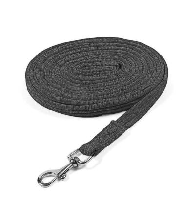 Shires Soft Feel Lunge Line Black