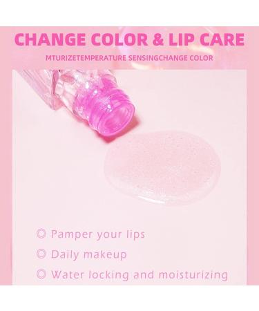 Lip Oil Discoloring Lip Oil Lip Lines Non-Stick Cup Non-Fading Lip Glaze Moisturising Lip Oil 6.5 ml ZrT276 (Pink One Size) 1 count (Pack of 1) pink - Buy Online on SooperMarket.com