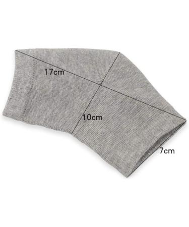 Milist Toe Gel Socks for Cracked Heels | Silicone Heel Sleeves & Moisturizing Socks for Dry Feet | Open Toe Foot Protectors - Buy Online on SooperMarket.com