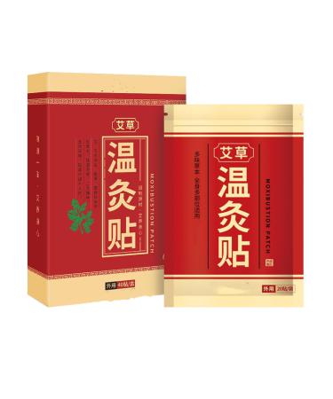 Box Warm Moxibustion Patch Moxibustion Patch Moxa Grass Patch Suitable for Symptoms Such As Cervical Shoulder and Neck Knee Pain and Discomfort