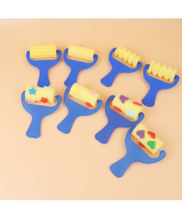 STOBOK Drawing Sponge Roller Brush Set for Kids - 8 Piece Graffiti DIY Tool Kit - Buy Online on SooperMarket.com