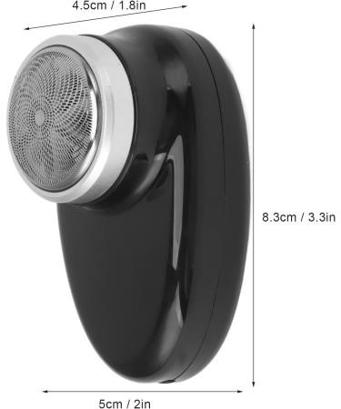 Mini Electric Beard Trimmer Rotating Blade Hair Trimmer USB Charging Portable Trimmer Black - Buy Online on SooperMarket.com
