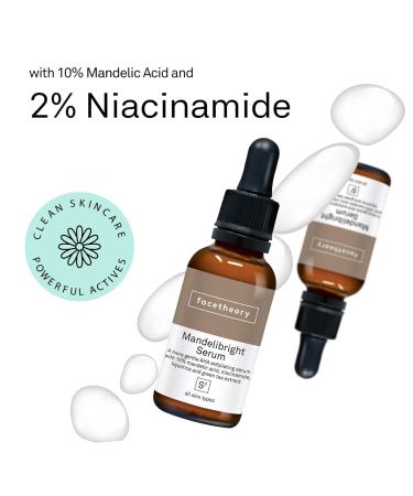 facetheory Mandelibright Serum S7 - Mandelic Acid Serum with Green Tea and Niacinamide | 1.0 fl oz - Buy Online on SooperMarket.com