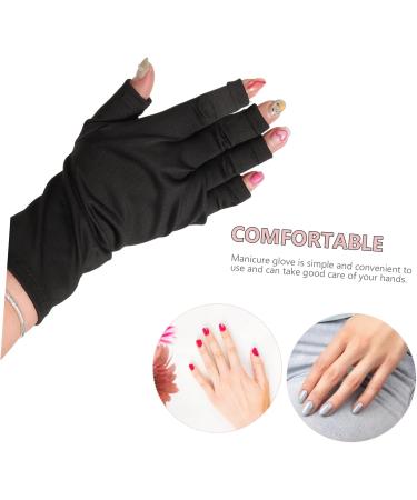 minkissy 10 Pairs Nail Gloves Uv Gloves Pink Gloves Hand Gloves for Protection Manicure Gloves Protective Gloves Gloves Accessories Polyester Miss - Buy Online on SooperMarket.com