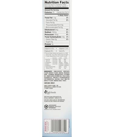 Premium Saltine Crackers Original - 4 oz Box - 1 Count - Buy Online on SooperMarket.com