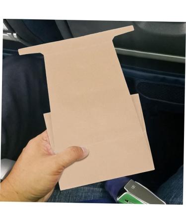 15pcs Kraft Paper Vomit Bags | Light Brown Mini Trash Bags for Travel - Buy Online on SooperMarket.com