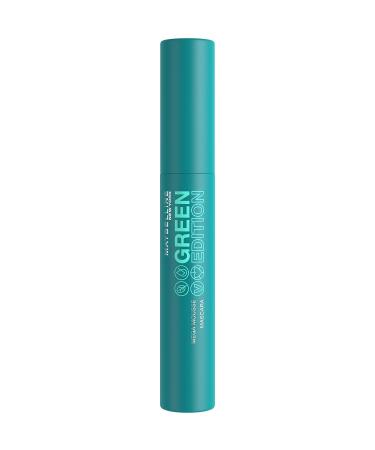 Maybelline Green Edition Mega Mousse Mascara - Blackest Black | Lightweight Volume | Shea Butter Infused 1 Count - Buy Online on SooperMarket.com