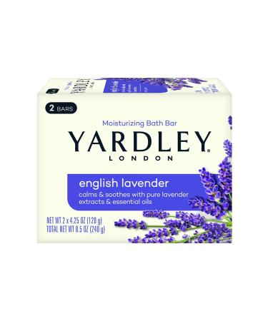 Yardley Bar Soap English Lavender 4.25 Ounce (Pack of 2)