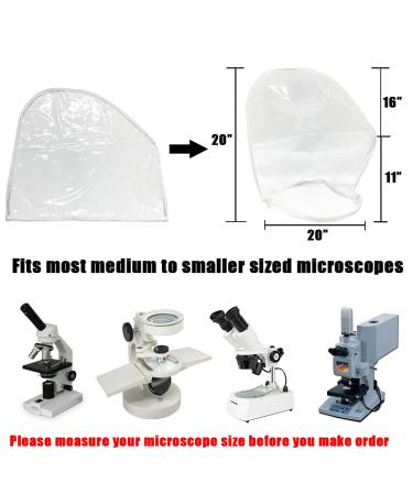 Full Size Microscope Dust Cover - 20 L x 20 W | Waterproof PVC | 1 Pc - Buy Online on SooperMarket.com