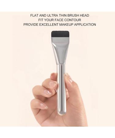 Liquid Brush Flat Head Makeup Brush | Lightweight Concealer Brush with Ergonomic Handle & Soft Hairs | International Shipping Available - Buy Online on SooperMarket.com