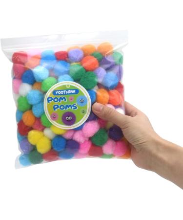Pompoms for Crafts 200pcs - 1 Small Pom Poms for DIY Decoration Projects - Buy Online on SooperMarket.com