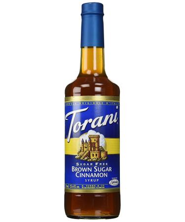 Torani Sugar-Free Brown Sugar Cinnamon Syrup 25.4 Fl Oz - Delicious Flavor for Coffee & Desserts - Buy Online on SooperMarket.com