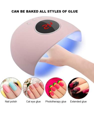 Nail Lamp 24W UV LED Nail Dryer Painless Curing Lamp with Automatic Sensor LCD Display 3 Timer Setting UV Nail Dryer for Fingernail & Toenail Gel Polish - Buy Online on SooperMarket.com