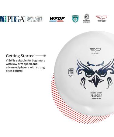 Yikun Professional Disc Golf Fairway/Distance Driver 165-170g - Ideal for Outdoor Games and Competition | White/Black Shade Variations - Buy Online on SooperMarket.com