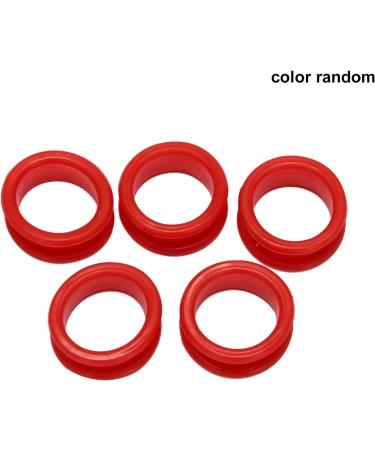jayzee 50 Pieces Silicone Finger Rings for Scissors Adds Hair Cutting Styling Tools Accessories Mixing Colours - Buy Online on SooperMarket.com