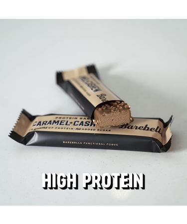 Barebells Caramel Cashew High Protein and Low Carb Bar 12 x 55g (1 94 oz) Low Sugar Snack Protein Bar - Buy Online on SooperMarket.com