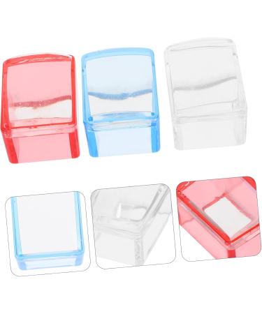 minkissy 15 Sets Nail Print Pegboard Kit Nail Stamper French Tip Nail Kits Nails Kits Clear Stamper Nail Plate Jelly Gel Pad Silicone Stamper Nail Art Stamper Kids Gel Tool Plastic Manicure - Buy Online on SooperMarket.com