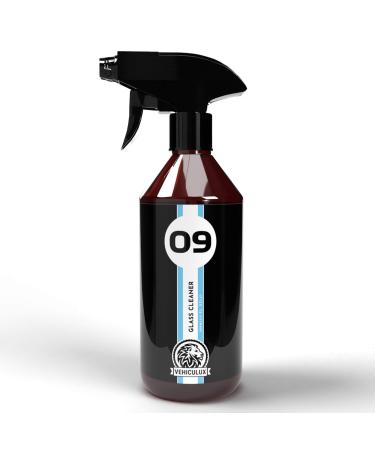 Vehiculux Glass Cleaner Spray - Car Cleaning Kit: Ideal Window Cleaner Spray for Window Cleaning Equipment - Window Cleaner Tool for Window Cleaning Kit - Alternative to Window Vacuum Cleaner 500ml