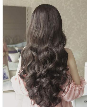 BGHJUE Black Big Wave Wig - Halloween Human Hair Weave Bundles with Closure | Non-Remy Brazilian Straight Extensions - Buy Online on SooperMarket.com