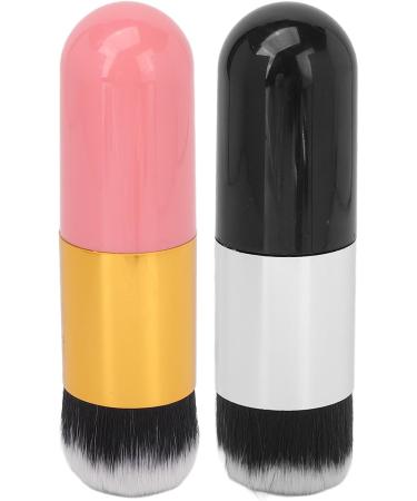 Eyeshadow Brush Makeup Brush Soft Bristles Multipurpose 2 Pieces Ideal Salon Gift - Buy Online on SooperMarket.com