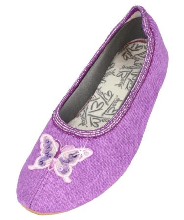 Beck Girls Butterfly Gymnastics Shoes 29 EU Purple