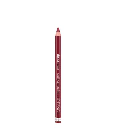 Essence Soft & Precise Lip Pencil lip contour pencil soft & precise long -lasting No. 108 Secret Life red long -lasting color -intensive natural vegan nanoparticles free (0.78g)