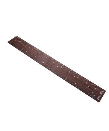 Wooden Ruler Growth Chart for Kids Toddlers with Accurate Markings Durable Walnut Wood Easy Installation Unique Decoration Versatile Application
