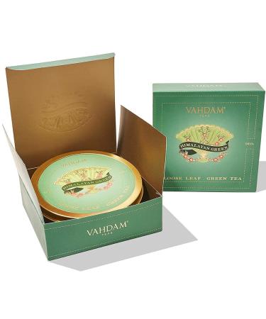 Vahdam Teas Himalayan Green Tea Gift Set | Premium Loose Leaf Green Tea in Tin Caddy - Buy Online on SooperMarket.com