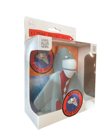 TOPGUM Biter Pilot Airplane Teething Toy - 100% Natural Havea Rubber - Buy Online on SooperMarket.com