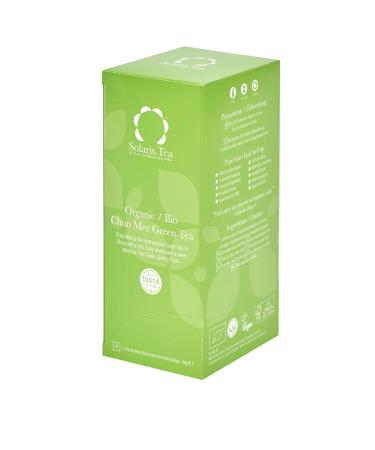 Buy Solaris Tea Organic Chun Mee Green Tea - 40 Silk Bags | Premium Green Tea 60g - International Shipping Available - Buy Online on SooperMarket.com