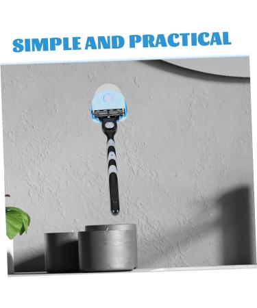 Angoily 2-Pack Razor Holder Shower Hook - Suction Hook for Bathroom Storage & Razor Organization - Buy Online on SooperMarket.com