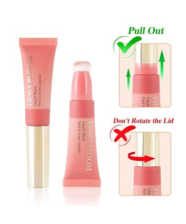 Paminify Blush Beauty Wand - Matte Face Blush with Cushion Applicator in 101 Ravishing Nude Pink - Buy Online on SooperMarket.com