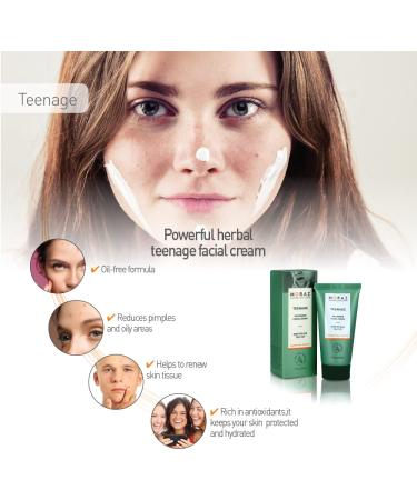 Moraz Polygonum Teenage Facial Cream - Oil-Free Moisturizer for Oily Skin | Lightweight Mattifying Face Cream 1.7 oz - Shop Now Globally - Buy Online on SooperMarket.com