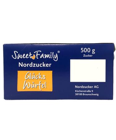 Buy Nordzucker Sweet Family Lucky Cubes Sugar Cubes - Decorative Shapes Pack of 6 (6x500g) | International Shipping Available - Buy Online on SooperMarket.com