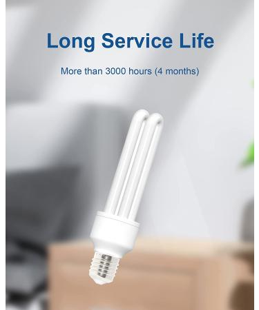 E27 15W U Type Bug Zapper Replacement Bulb (2 Pack) - Compatible with HOMESUIT, Yluces, POWIFY, Keuomy, YISSVIC & Other Models - Buy Online on SooperMarket.com
