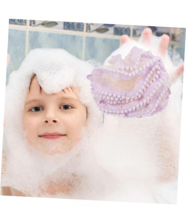2pcs Flower Bath Ball & Loofah Set - Exfoliating Scrubber for Rich Foaming Bath | Travel-Friendly Body Cleanser - Buy Online on SooperMarket.com