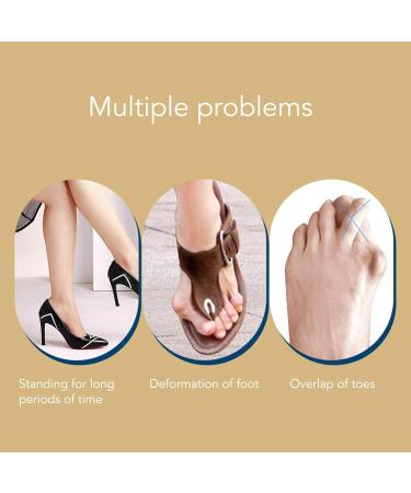 Hammer Toe Cushion Pad 3 Pairs - Medical Grade Silicone - Toe Corrector and Separator - Buy Online on SooperMarket.com