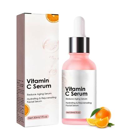 Vitamin C Hydrating Serum Vitamin C Serum For Face Reduce Aging Serum Skin Brightening Vitamin C Facial Serum For Women & Men Antioxidant Dark Spot Corrector Vit C Serum Hydrate & Brighten