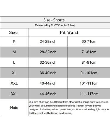 TUOY Padded Compression Shorts 5-Pads Football Girdle Hip Thigh Protector | Adult Medium Black - Buy Online on SooperMarket.com