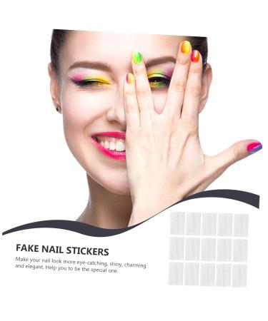 Gogogmee 15sheets Nail Jelly Glue Fake Nails Fake Nail Stickers Waterproof Nail Sticker Waterproof Labels Premium Fake Nails Glue Self-use Nail Glue Nail Glue Stickers Nail Art Glue - Buy Online on SooperMarket.com