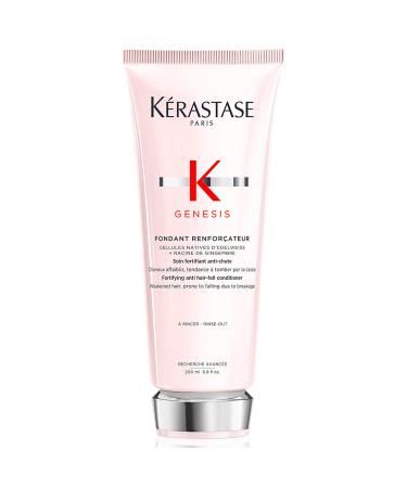 K rastase Genesis Moisturising and Hydrating Conditioner For Hair Loss and Weakened Hair Edelweiss Native Cells Ginger Root and Aquaxyl Fondant Reinforcateur 200 ml
