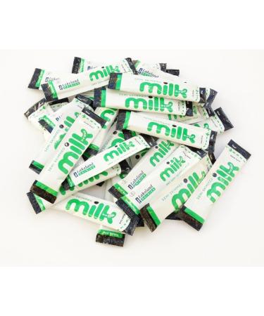 Funtasy Gifts 120 x Lakeland Dairies Milk In A Stick - UHT Semi Skimmed Milk Sachets - 10ml each. Ideal For Travel Airplanes and Hotels