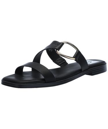 DV Dolce Vita Women's Masani Flat Sandal 3.5 UK Black