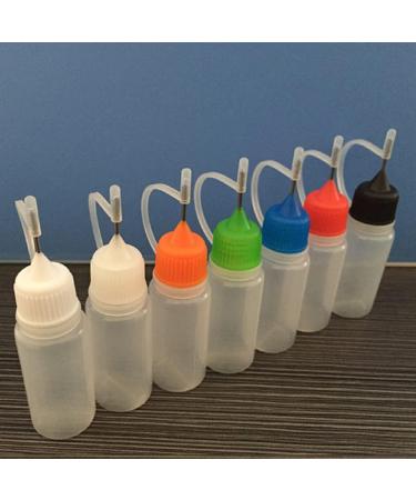 Dajidafu Oil Dropper Bottle with Steel Needle DIY Crafts Drip Storage Essential Dispenser Accessory Professional Random Color - Buy Online on SooperMarket.com