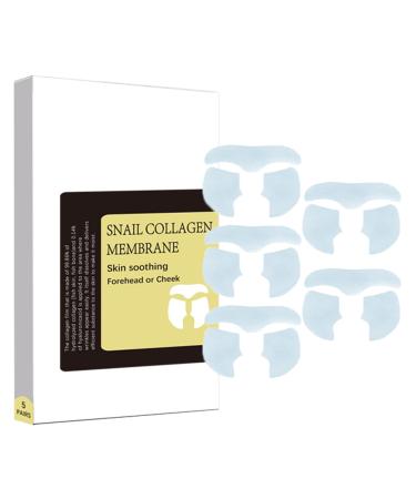 Forehead Wrinkle Patches - 5 Pairs Collagen Anti Wrinkle Patches Anti-Aging Face Smoothing Forehead Strips Anti Face Wrinkle Pads - Smooth Eye Mouth Forehead Wrinkles Face Lift Mask