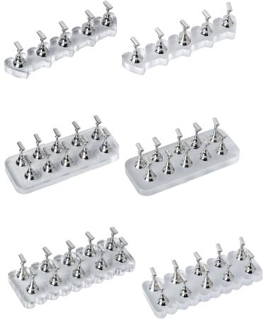 Acrylic Nail Art Practice Stand Fingernail Display Holder For False Nails Nail Tips Exercise Stand TS12 - Buy Online on SooperMarket.com