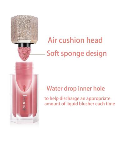 Paminify Soft Cream Liquid Blush - Lightweight & Blendable Dewy Blush Stick | Cruelty-free Smokey Pink Shade - Buy Online on SooperMarket.com